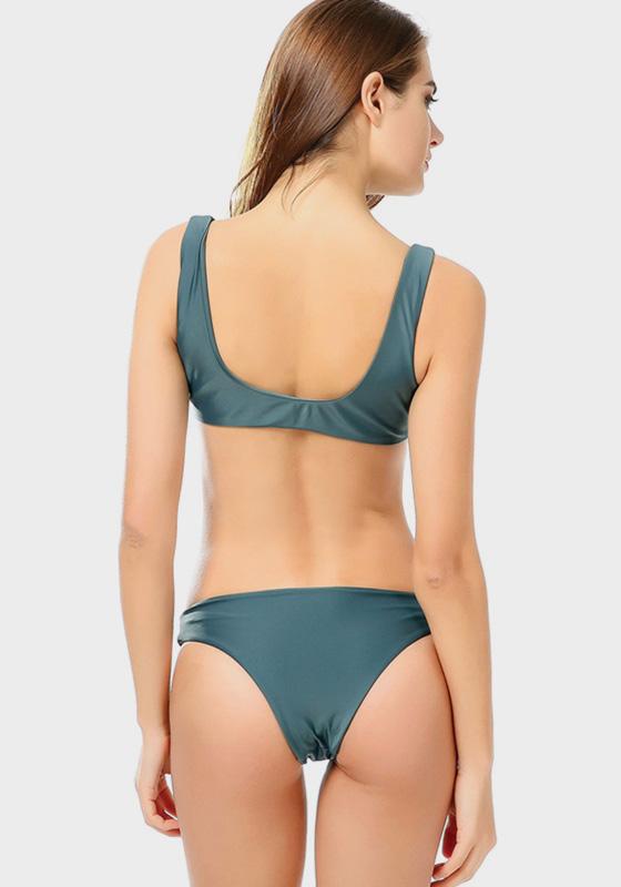 Eligia High Cut Plaid Bikini Eligia High Cut Plaid Bikini