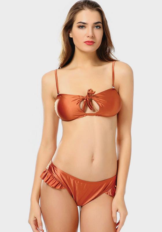 Liam Low Waist Flounce Bikini Liam Low Waist Flounce Bikini