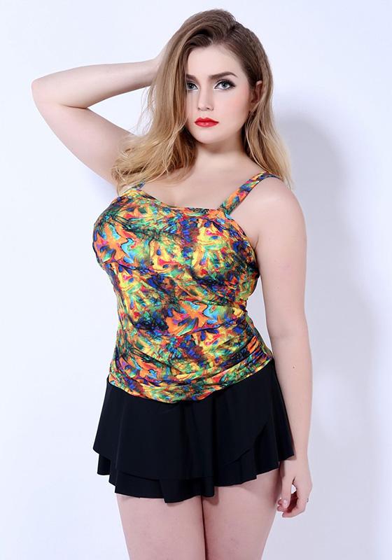 Feteo Flower Print One Piece Feteo Flower Print One Piece