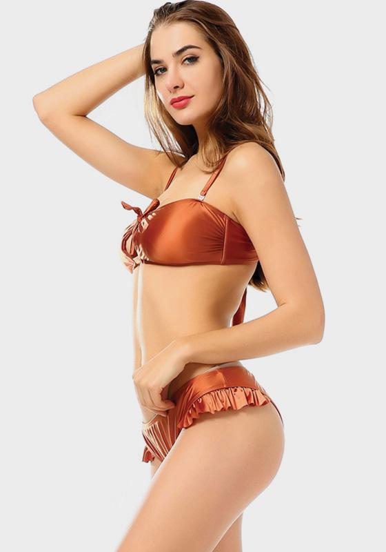 Liam Low Waist Flounce Bikini Liam Low Waist Flounce Bikini