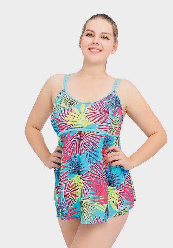 Setha Plus Size Print Swim Dress Setha Plus Size Print Swim Dress