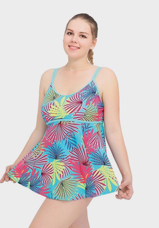 Setha Plus Size Print Swim Dress Setha Plus Size Print Swim Dress
