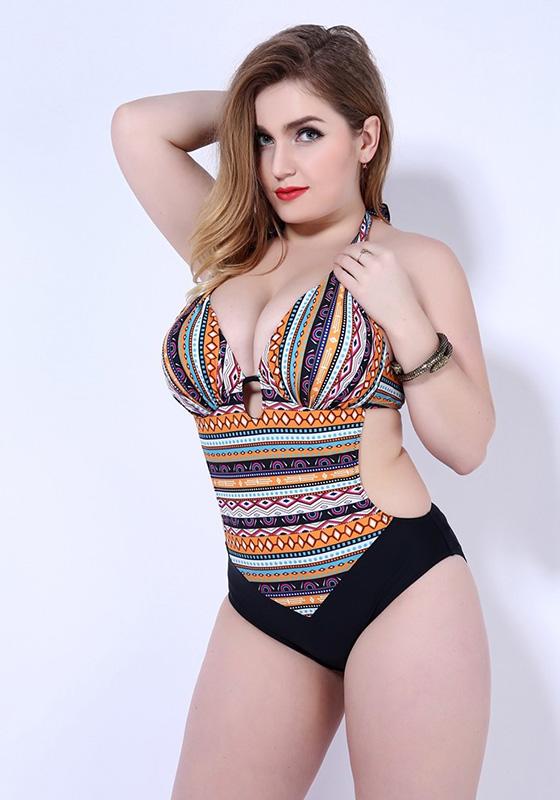 Denuo Colorful Print Monokini Denuo Colorful Print Monokini