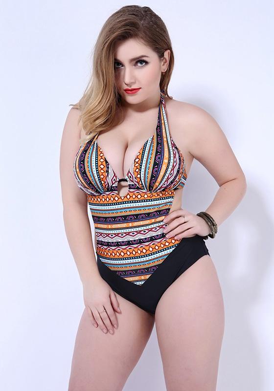 Denuo Colorful Print Monokini Denuo Colorful Print Monokini