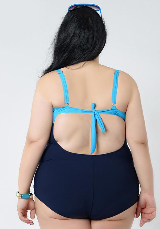 Nelvi Plus Size Diamond One Piece Nelvi Plus Size Diamond One Piece