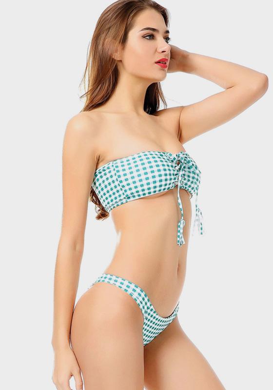 Villa Print Push Up Bikini Villa Print Push Up Bikini