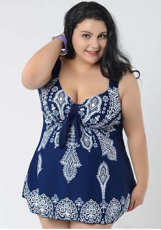 Facio Tunia Plus Size Swim Dress Facio Tunia Plus Size Swim Dress