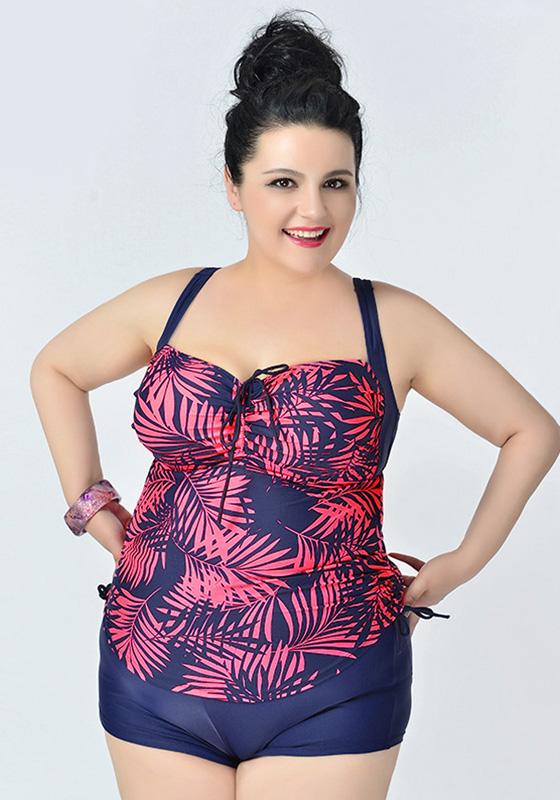 Lacrim Leaf Print Swimwear Lacrim Leaf Print Swimwear