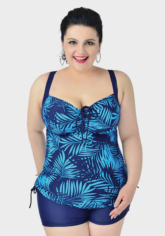 Lacrim Leaf Print Swimwear Lacrim Leaf Print Swimwear