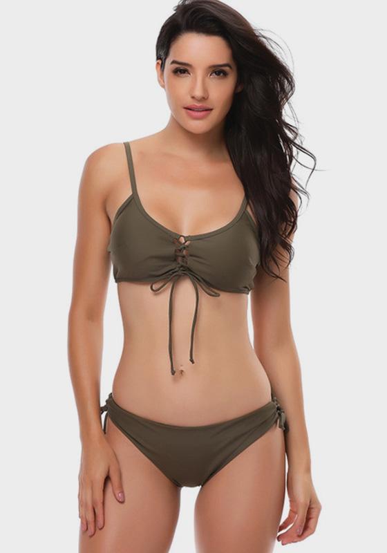 Amitto Push Up Flounce Bikini Amitto Push Up Flounce Bikini