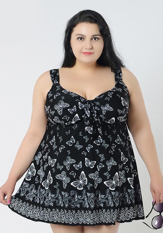 Curia Butterfly Print Swimdress Curia Butterfly Print Swimdress