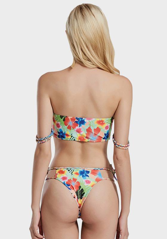 Edaceo Floral Print Bikini Edaceo Floral Print Bikini